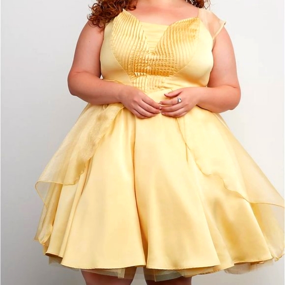 ❤️NWT VINTAGE TORRID PREMIUM PRINCESS BELLE BEAUTY AND THE BEAST COSPLAY DRESS - Picture 8 of 12